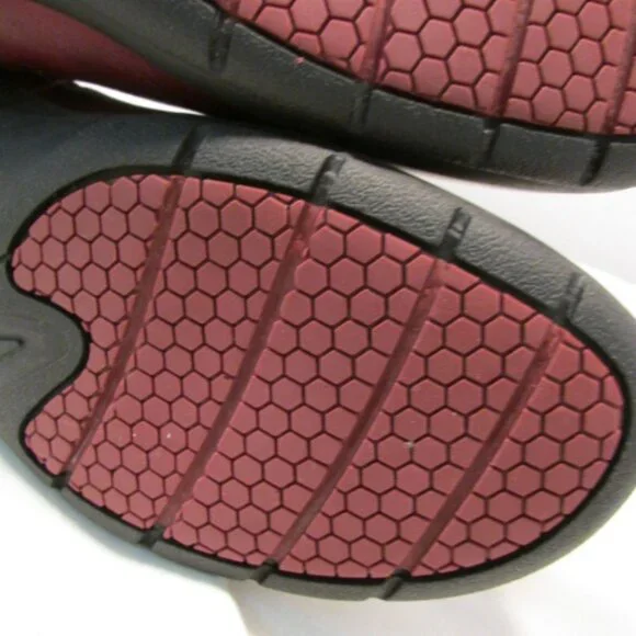 Clarks Dark Red Leather Ankle Boots - Picture 15 of 16